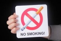  "NO SMOKING" -    
