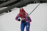 Юрьева - завоевала серебро в гонке преследования по Биатлону