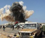 Силы НАТО разбомбили резиденцию Каддафи