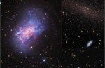Ученые впервые зарегистрировали столкновение галактик-карликов