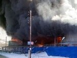 Под Екатеринбургом локализован крупный пожар на складе бытовой техники