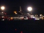В аэропорту Ньюарка совершил аварийную посадку пассажирский самолет