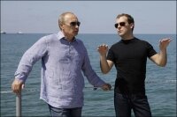 Путин и Медведев «частушки» на первое мая 