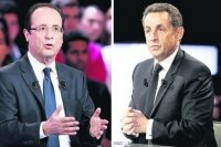 Саркози и Олланд теледуэль