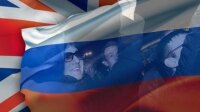 Митинги в Великобритании и России