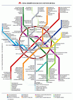 Московское метро: перспектива строительства (карта)