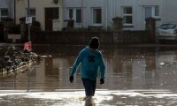 Сильное наводнение в Уэльсе