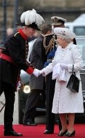Королева прибыла в Шотландию для празднования юбилея