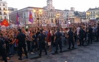 Марш безработных в испанской столице