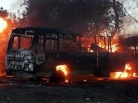 В результате ДТП в Афганистане сгорели заживо 50 пассажиров автобуса