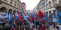 В Италии прошла общенациональная забастовка бюджетников