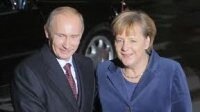 Владимир Путин встретился с Ангелой Меркель в Петербурге